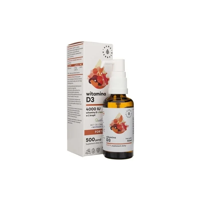 Aura Herbals Vitamin D3 4000 IU 50ml