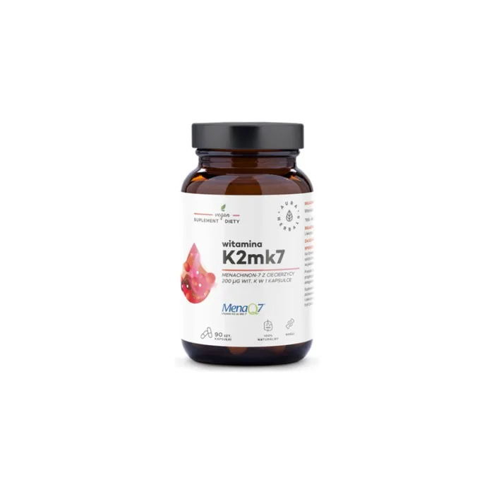 Aura Herbals Vitamin K2MK7 MenaQ7 200μg 90 Capsules