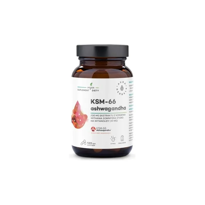 Aura Herbals Ashwagandha Ksm66 200mg 120 Capsules
