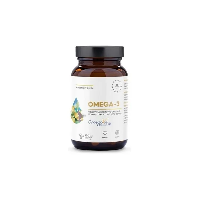 Aura Herbals Omega-3 1200mg 120 Capsules