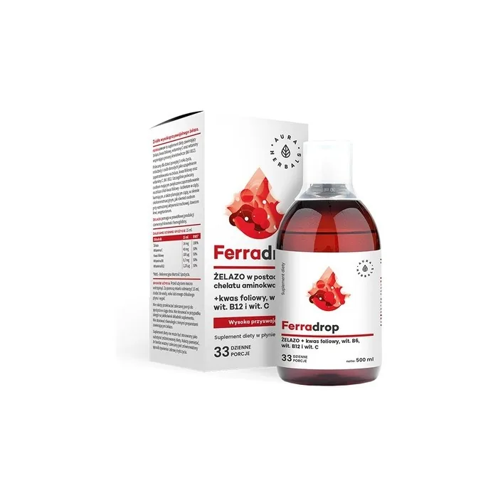 Aura Herbals Ferracaps Iron 30 Mg 60 Capsules