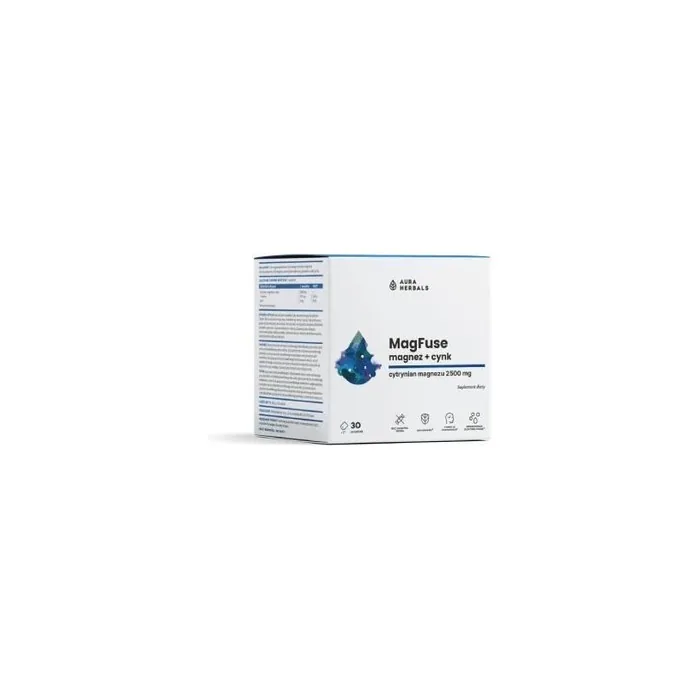 Aura Herbals Magfuse Magnesium Zinc 30 Sachets