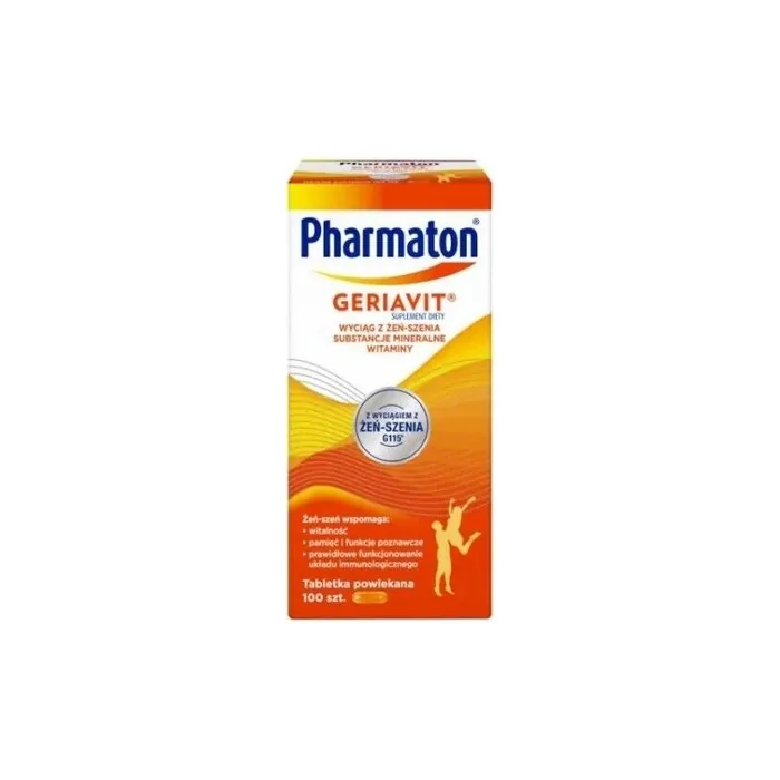 Geriatric Pharmaton Tablets Vitamins Minerals Ginseng Immunity
