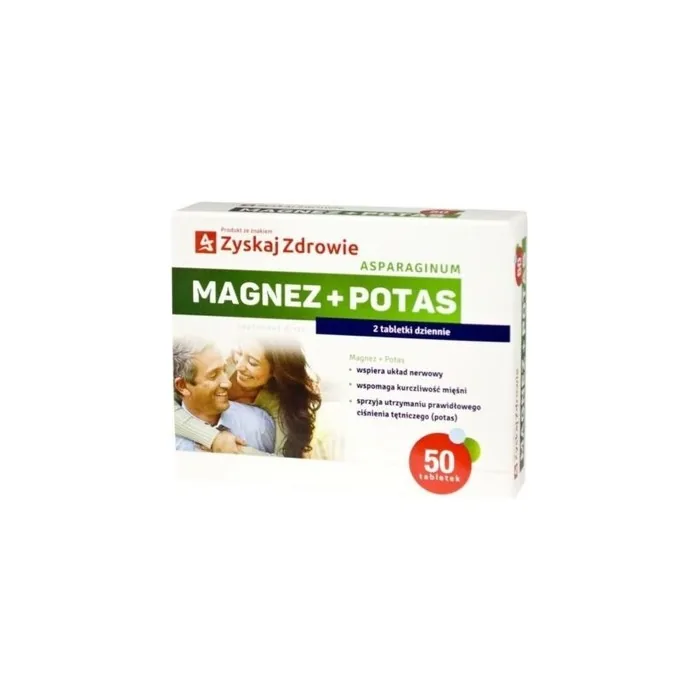 Asparaginum Magnesium + Potassium 50 Tablets