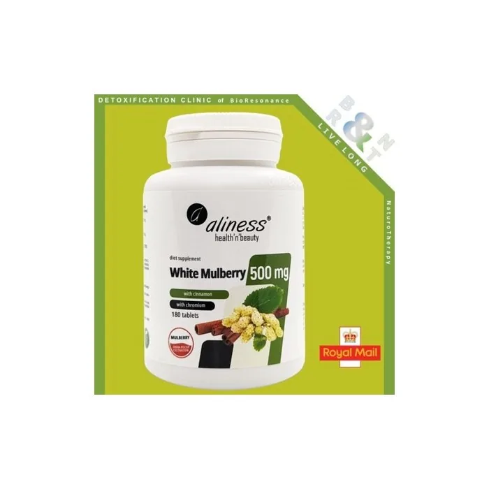 White Mulberry Aliness 180 Veggie Capsules