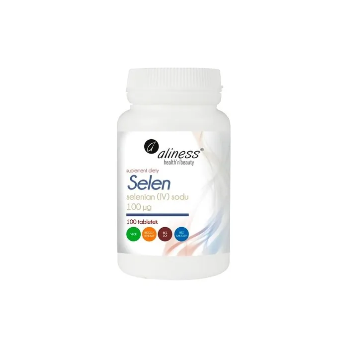 Selen Sodium Selenate (IV) 100mcg 100 Tablets Aliness