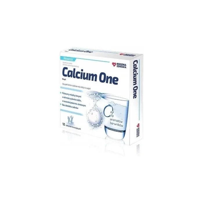 Rodzina Zdrowia Calcium One 12 Effervescent Tablets