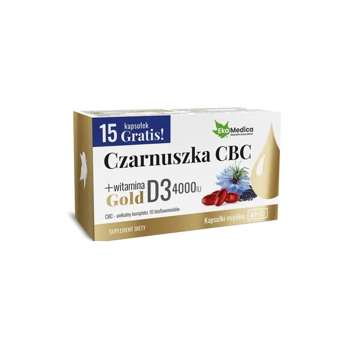 Ekamedica Black Cumin Cbc Gold 75 Capsules