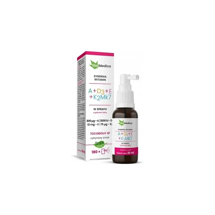 Ekamedica Vitamins A D3 E K2mk7 Spray 30 Ml