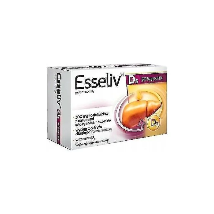 Esseliv D3 Liver Digestion Detoxification Immunity 50/100/150 Capsules