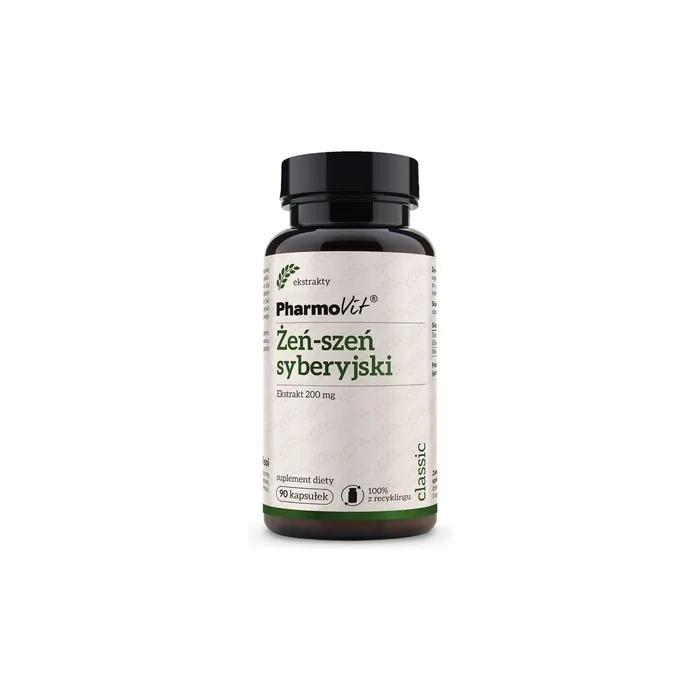 Pharmovit Siberian Ginseng Dietary Supplement - 90 Capsules
