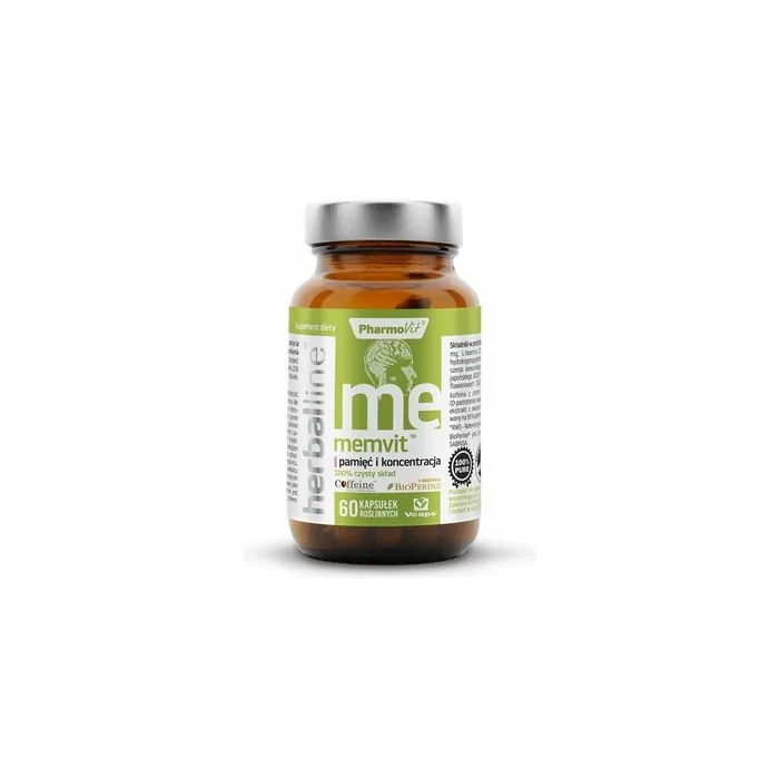 Memvit Memory and Concentration 7in1 Herbal Supplement 60 Capsules