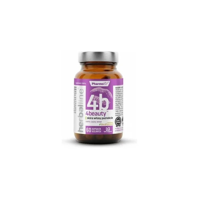 4Beauty Skin Hair Nails 10in1 Herbal Supplement 60 Capsules