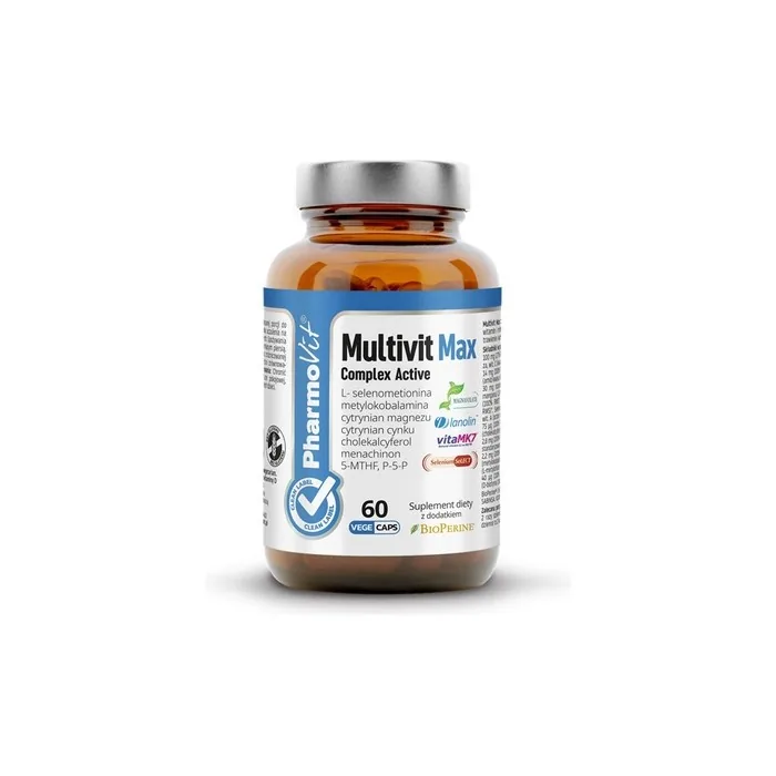 Pharmovit Multivit Max Complex Active Dietary Supplement 60 Capsules