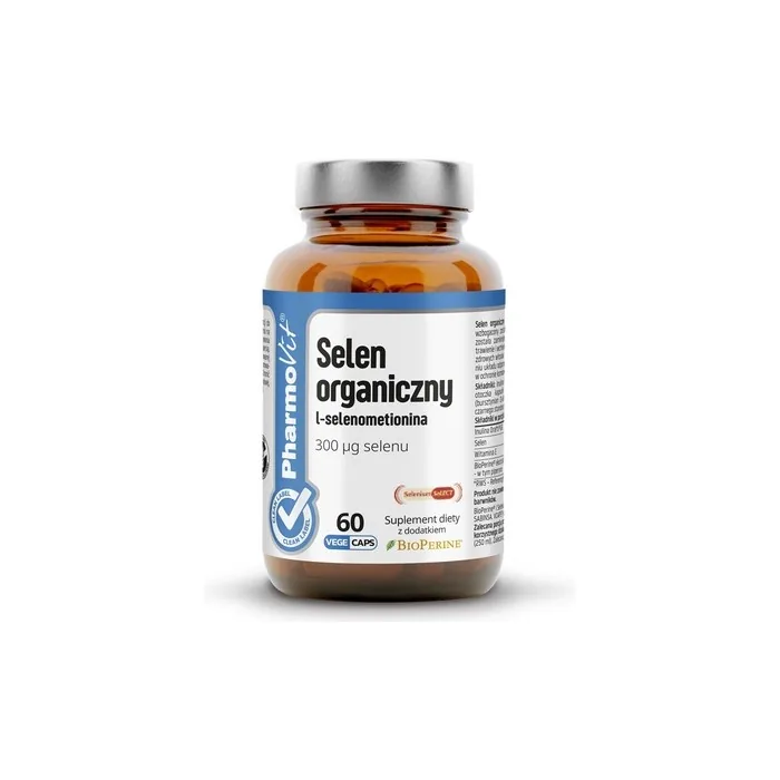 Pharmovit Organic Selenium L-Selenomethionine Dietary Supplement 60 Capsules