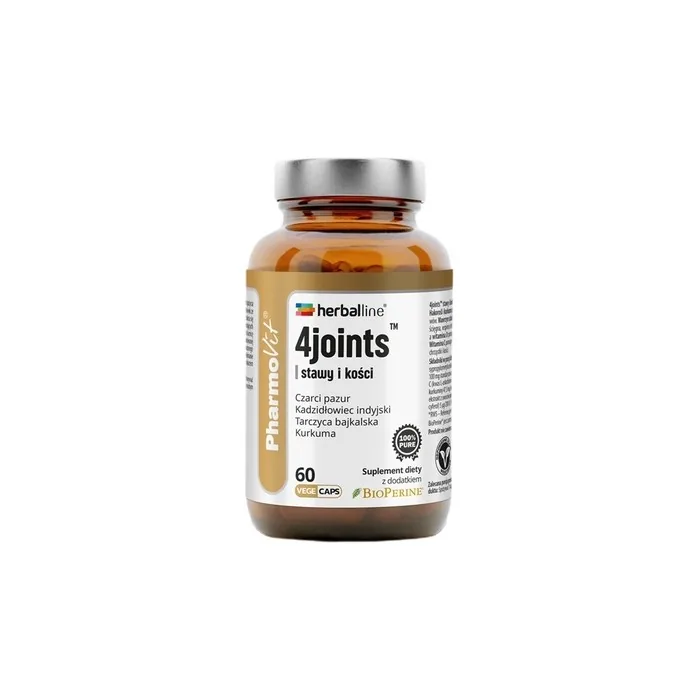 Pharmovit 4joints Dietary Supplement For Joints And Bones - 60 Capsules