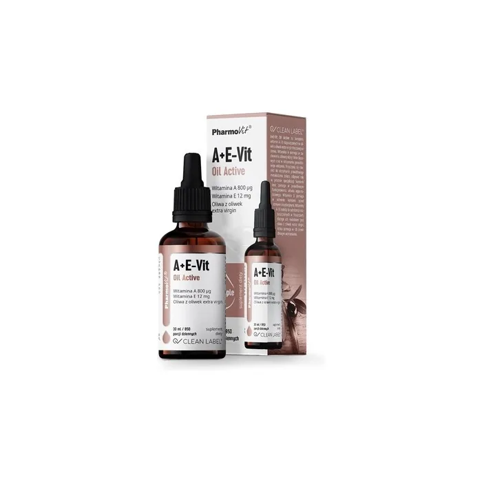 Pharmovit A+E Vitamin Oil Active Dietary Supplement In Drops 30ml