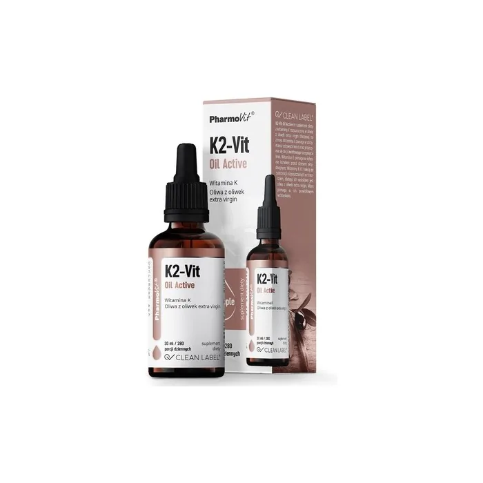 Pharmovit K2 - Vitamin Oil Active Dietary Supplement In Drops 30ml