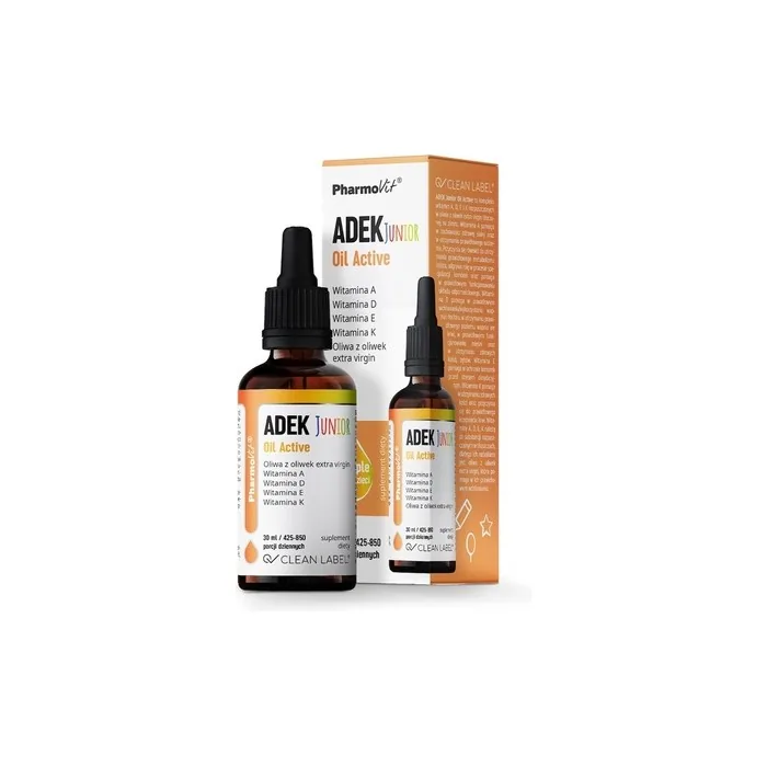 Pharmovit Adek Junior Oil Active Dietary Supplement In Drops 30ml
