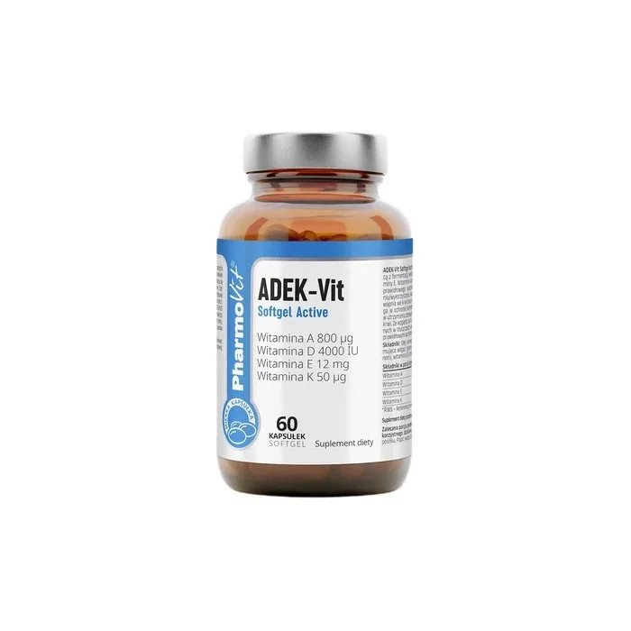 Pharmovit Adek-Vit Softgel Active Dietary Supplement 60 Capsules