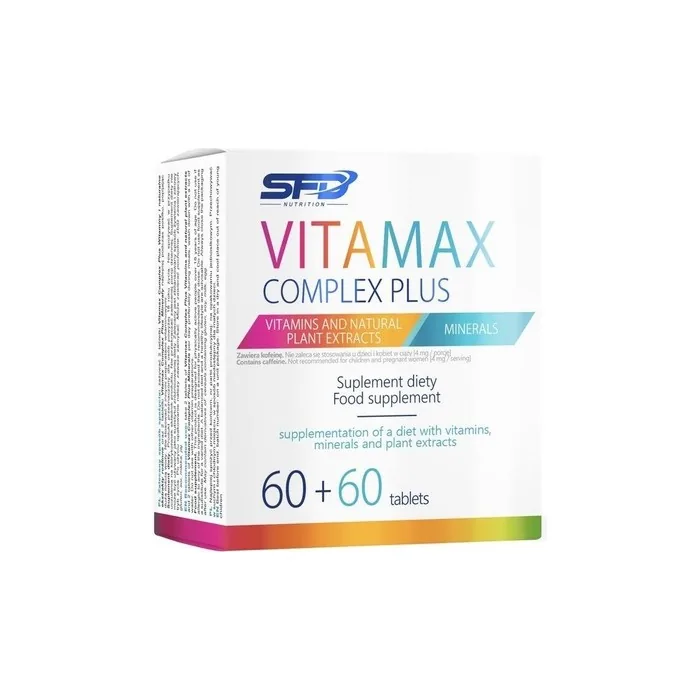 SFD VITAMAX Complex Plus Vitamins and Minerals Complex 120 Tablets - Pack of 2