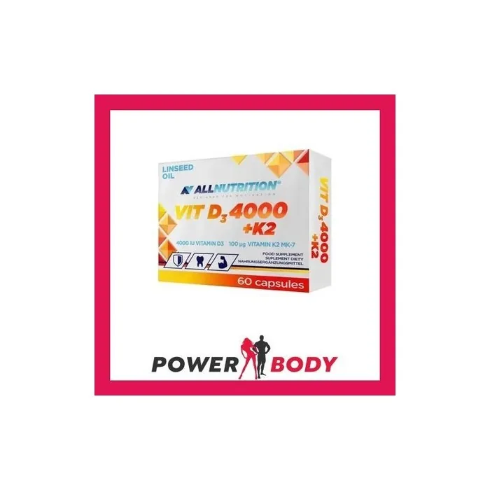 Allnutrition Vitamin D3 4000 K2 60 Capsules