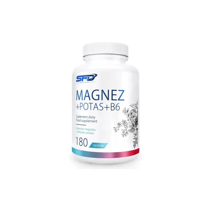 SFD Nutrition Magnesium Potassium B6 90 Servings