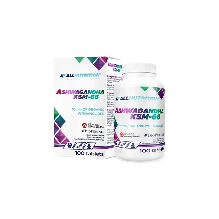 Allnutrition Ashwagandha KSM-66 Supplement 100 Tablets