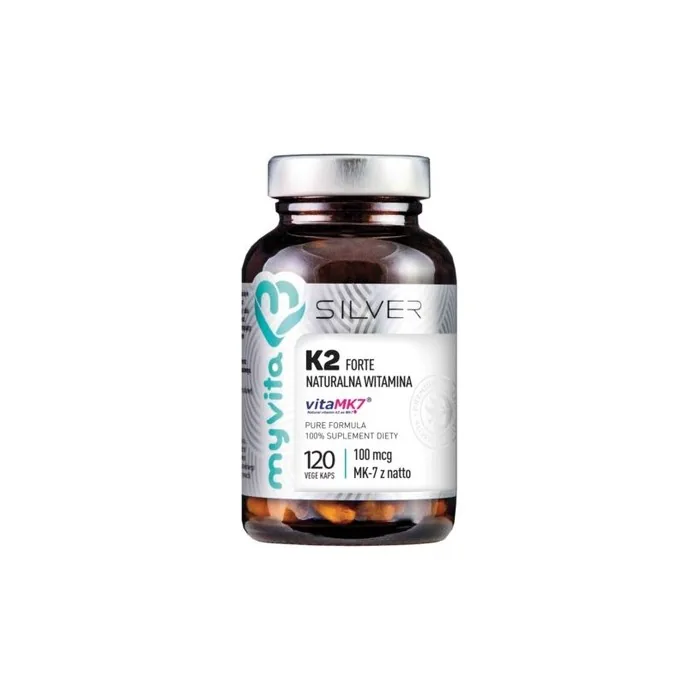 MyVita Silver Natural Vitamin K2 MK-7 Forte 120 Capsules