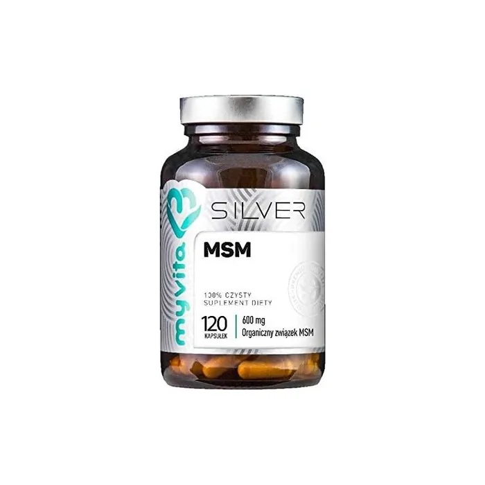 MyVita Silver Pure MSM 600mg 120 Capsules
