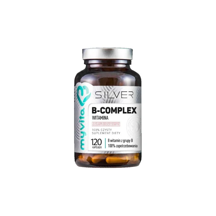 MyVita Silver Vitamin B-Complex 100% 120 Capsules