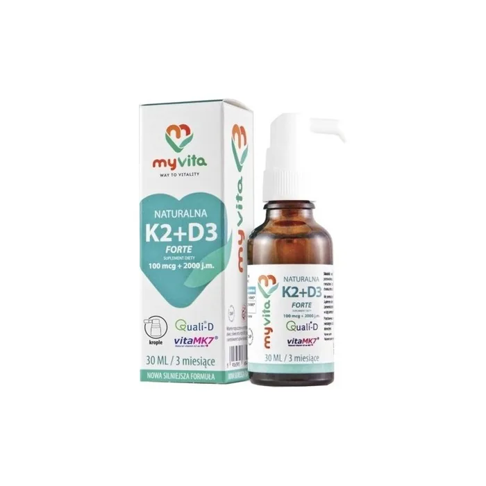 Myvita Vitamin K2 D3 2000 Natural Drops 30ml