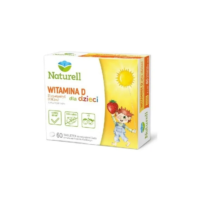 Naturell Vitamin D For Children - 60 Tablets