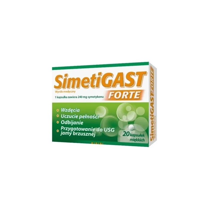 Longlife Simetigast Forte 240mg - 20 Capsules
