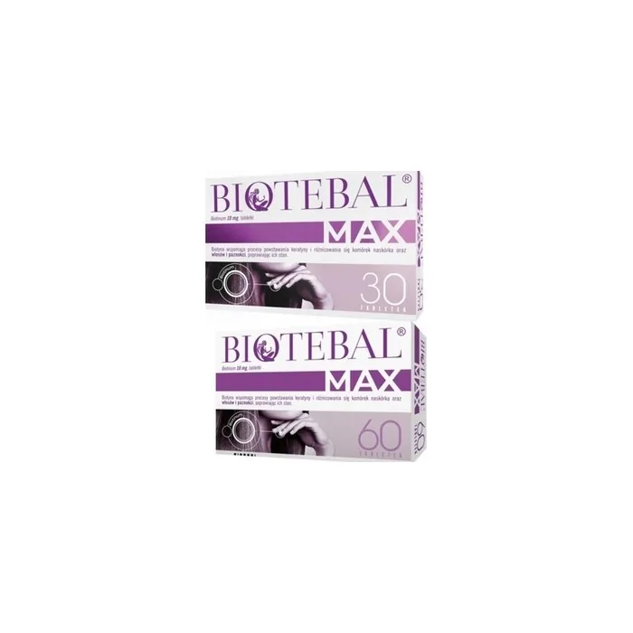 Biotebal Max 10mg Hair Growth Tablets 3060
