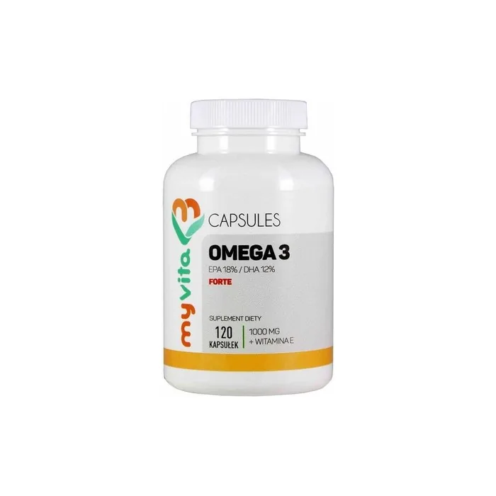 Omega-3 Forte EPA 18% / DHA 12% 1000mg 120 Myvita Capsules