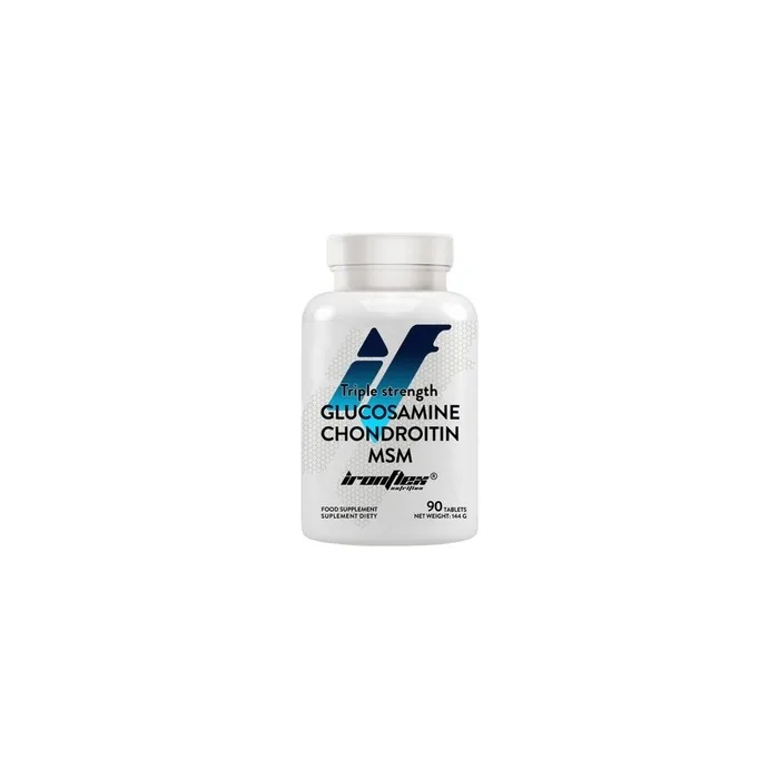 Ironflex Nutrition Glucosamine Chondroitin MSM Triple Strength Joint Health Supplement 90 Tablets