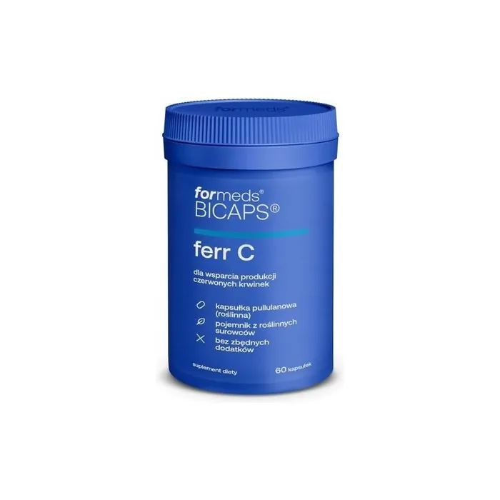 Bicaps Ferr C Iron Vitamin C Supports Red Blood Cell Production