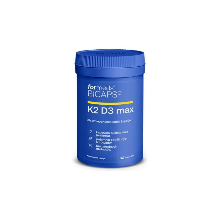 Formeds Bicaps Vitamin D3 4000 IU + K2 Max 60 Capsules