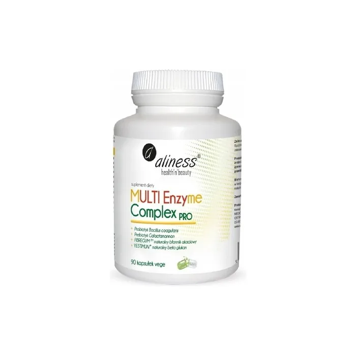 Aliness Digestive Enzymes Multi Enzyme Complex Pro 90 Vegetarian Capsules