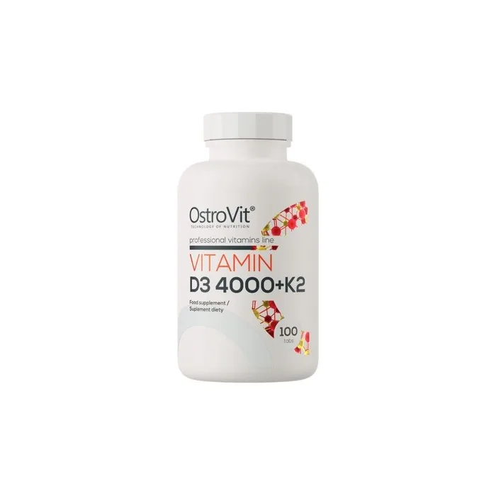 OstroVit Vitamin D3 4000 IU with K2 - 100 Tablets