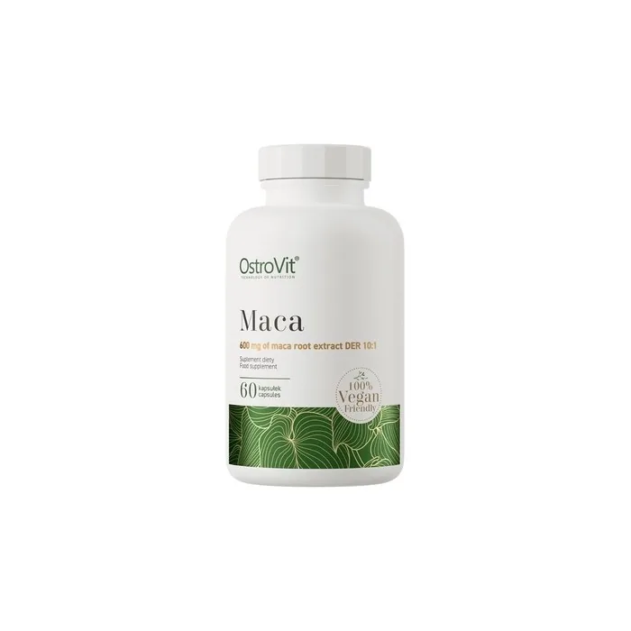 OstroVit Maca Dietary Supplement 600mg 60 Vegetable Capsules