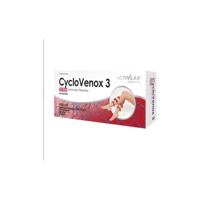 Cyclovenox Circulation 60 Capsules for Heavy Restless Legs and Veins
