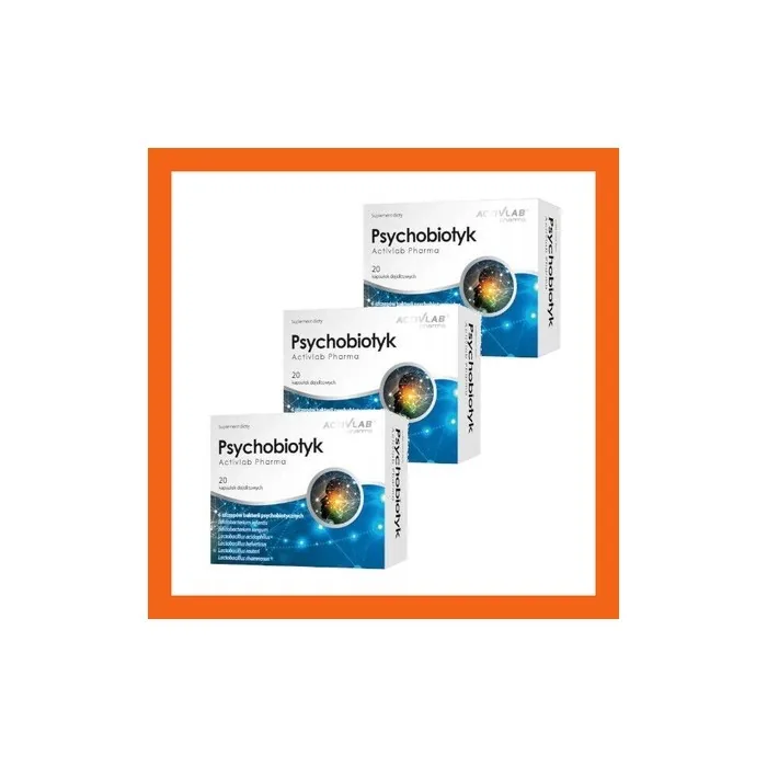 ACTIVLAB Psychobiotic PsychoBOTIC Probiotic Stress Gut 20/40/60 Capsules