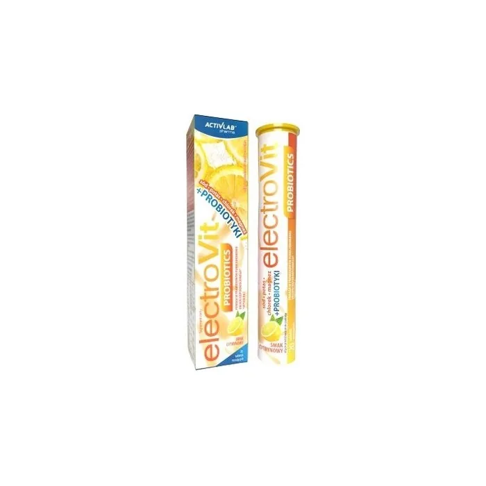 Electrovit Jardiance Lemon Probiotic Tablets 20 Count Digestive Health Formula