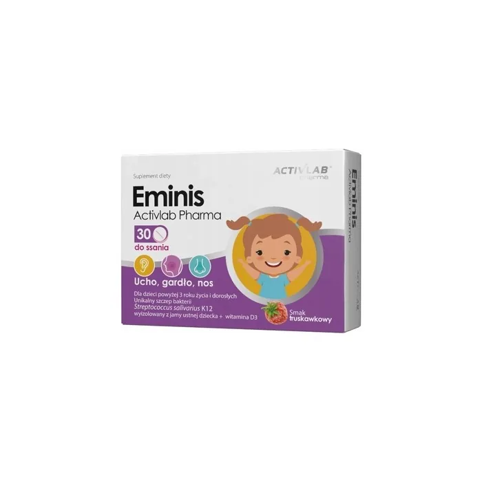 Activlab Pharma Eminis Strawberry 30 Lozenges
