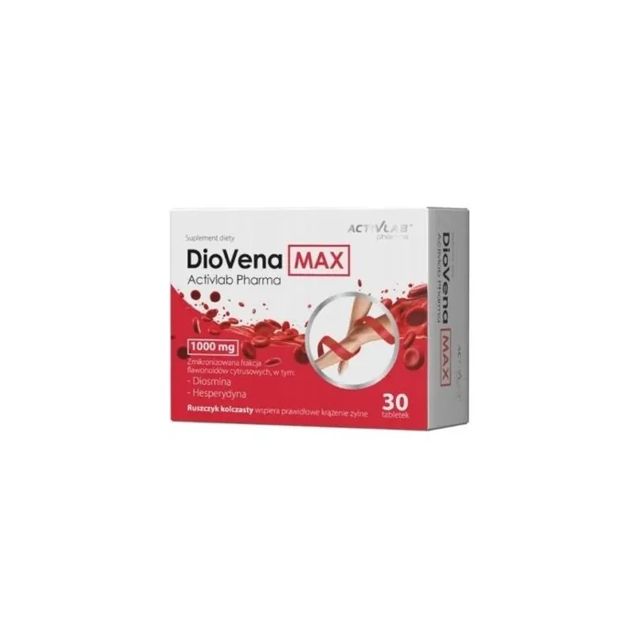 Diovena Max Vein Health Support Diosmin 30 Tablets