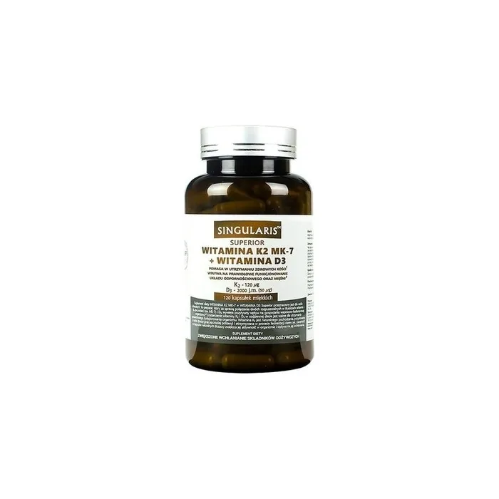Singularis Vitamin K2 Mk7 Vitamin D3 120 Soft Capsules