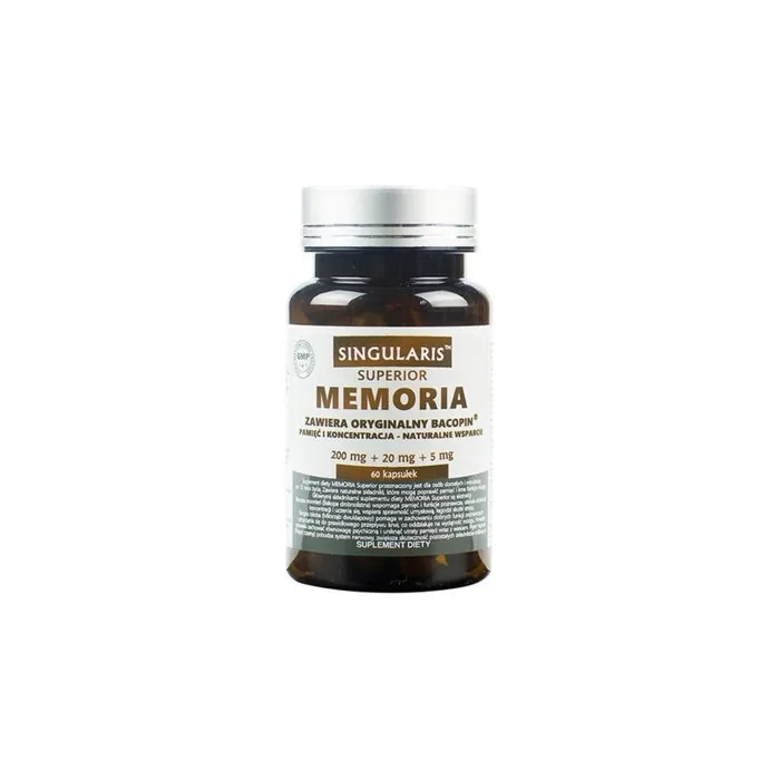 Memoria Bacopin 60 Caps Enhance Memory and Brain Functions