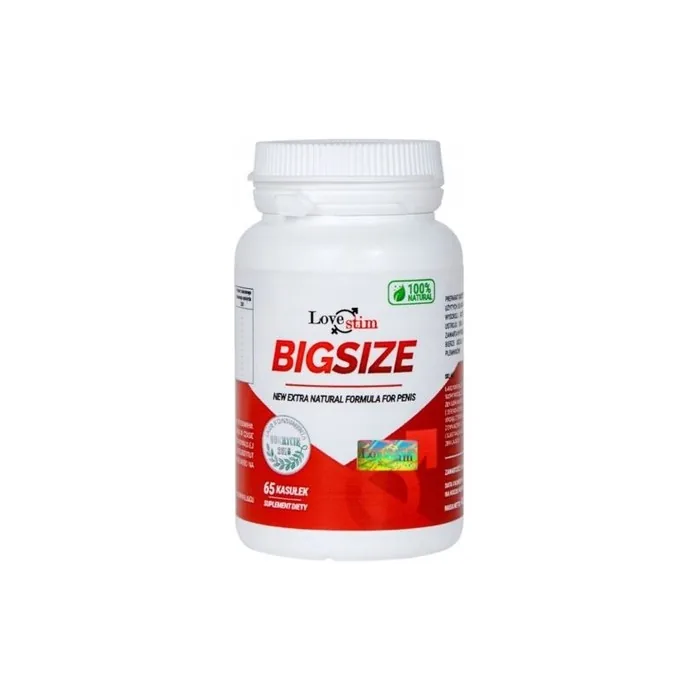 Love Stim Big Size Penis Enlargement Capsules Dietary Supplement